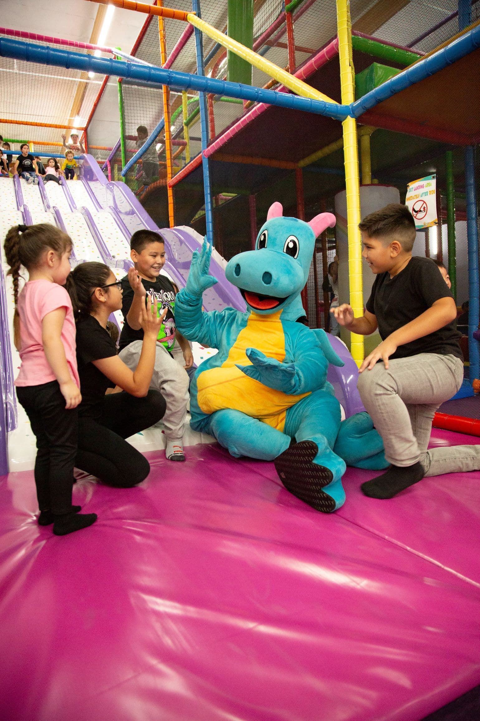 Kids enjoying a field trip at Kids Empire